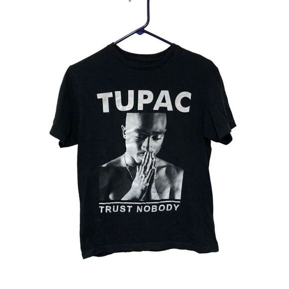 Tupac 2Pac Shakur Trust Nobody Tee-Shirt - SZ Small (S) - Picture 1 of 4